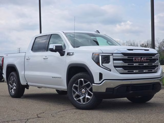 2026 Summit White GMC Sierra 1500 SLE 4X4 Truck