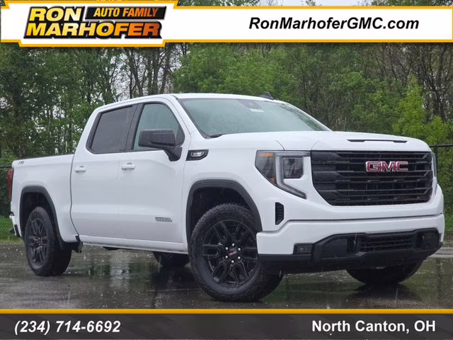 2026 Summit White GMC Sierra 1500 Elevation 4X4 Truck