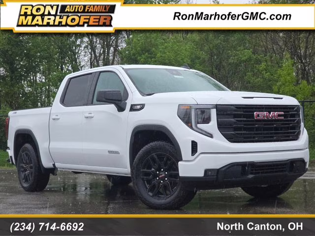 2026 Summit White GMC Sierra 1500 Elevation 4X4 Truck