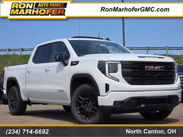 2026 Summit White GMC Sierra 1500 Elevation 4X4 Truck
