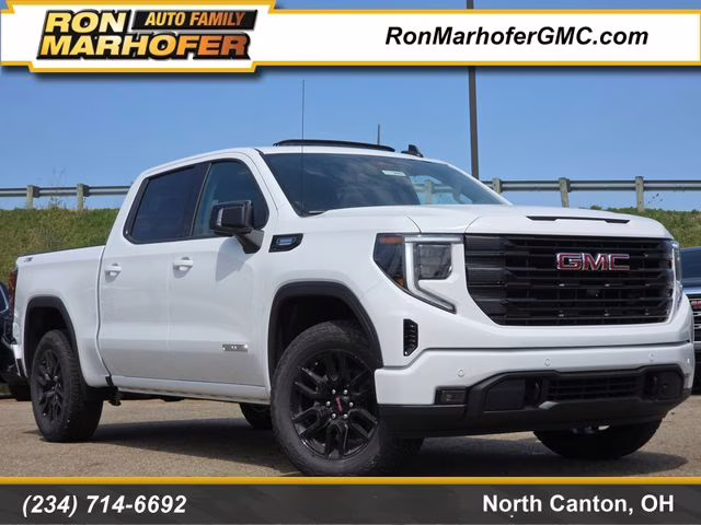 2026 Summit White GMC Sierra 1500 Elevation 4X4 Truck