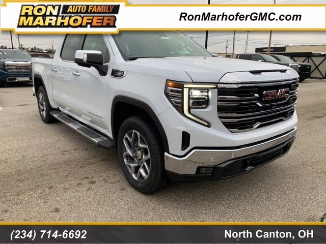 2026 Glacier White Tricoat GMC Sierra 1500 SLT 4X4 Truck