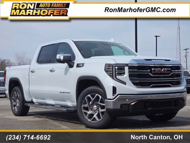 2026 Glacier White Tricoat GMC Sierra 1500 SLT 4X4 Truck
