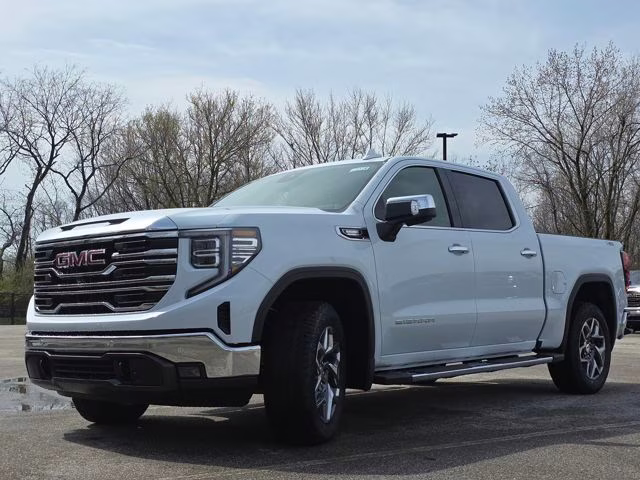 2026 Glacier White Tricoat GMC Sierra 1500 SLT 4X4 Truck