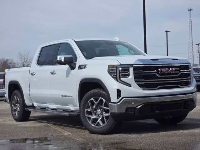 2026 Glacier White Tricoat GMC Sierra 1500 SLT 4X4 Truck