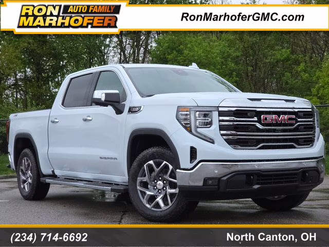 2026 Glacier White Tricoat GMC Sierra 1500 SLT 4X4 Truck