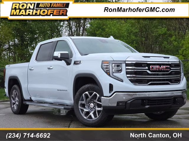 2026 Glacier White Tricoat GMC Sierra 1500 SLT 4X4 Truck