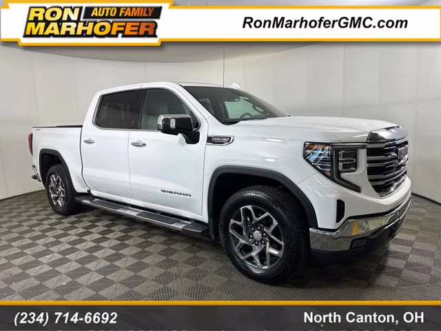 2026 Summit White GMC Sierra 1500 SLT 4X4 Truck