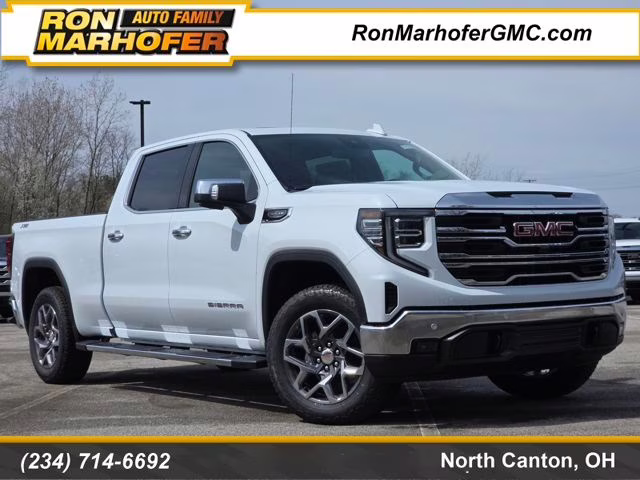 2026 Glacier White Tricoat GMC Sierra 1500 SLT 4X4 Truck