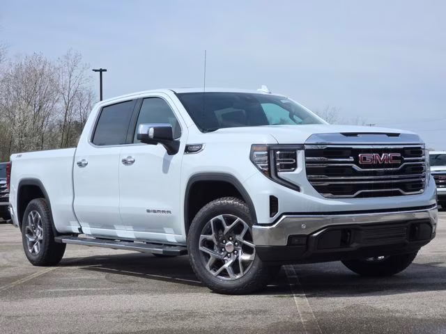 2026 Glacier White Tricoat GMC Sierra 1500 SLT 4X4 Truck