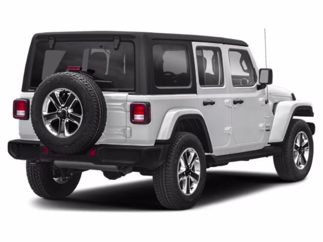 2020 Bright White Clearcoat Jeep Wrangler Unlimited Sahara 4X4 SUV