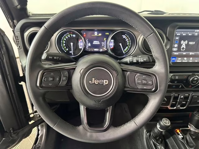 2023 Granite Crystal Metallic Clearcoat Jeep Wrangler Base 4xe 4X4 SUV