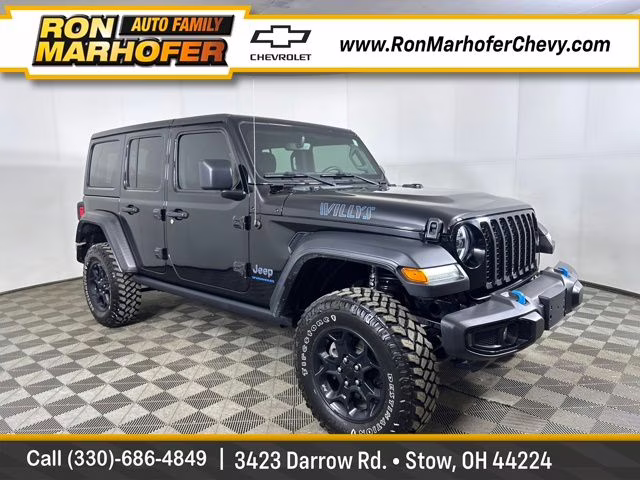 2023 Black Clearcoat Jeep Wrangler Base 4xe 4X4 SUV