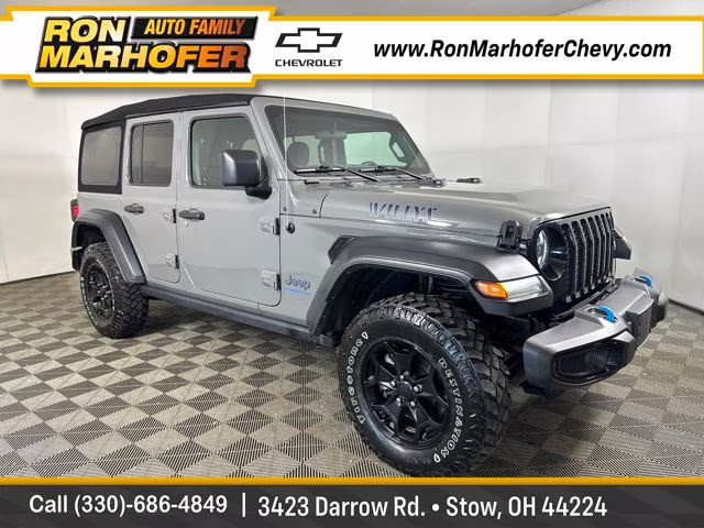 2023 Sting-Gray Clearcoat Jeep Wrangler Base 4xe 4X4 SUV