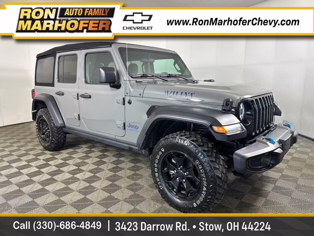 2023 Sting-Gray Clearcoat Jeep Wrangler Base 4xe 4X4 SUV