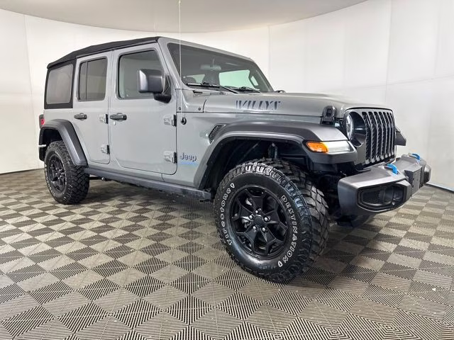 2023 Sting-Gray Clearcoat Jeep Wrangler Base 4xe 4X4 SUV
