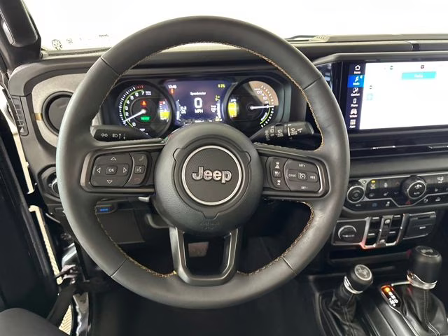 2024 Black Clearcoat Jeep Wrangler Sport S 4xe 4X4 SUV