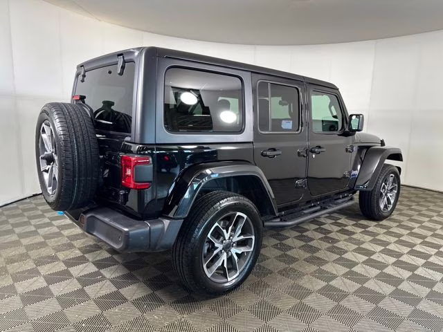 2024 Black Clearcoat Jeep Wrangler Sport S 4xe 4X4 SUV