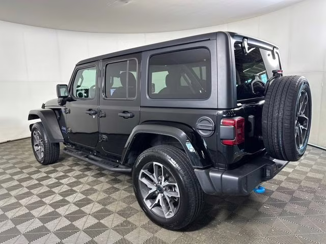 2024 Black Clearcoat Jeep Wrangler Sport S 4xe 4X4 SUV