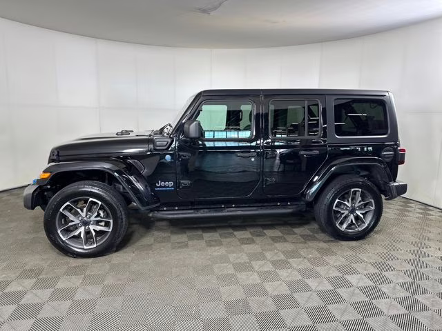 2024 Black Clearcoat Jeep Wrangler Sport S 4xe 4X4 SUV