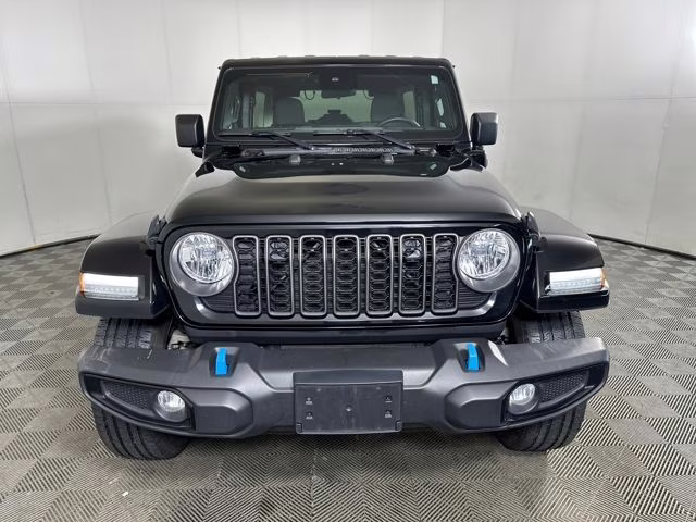 2024 Black Clearcoat Jeep Wrangler Sport S 4xe 4X4 SUV