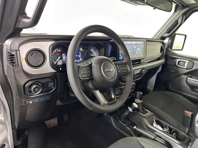 2024 Silver Zynith Clearcoat Jeep Wrangler Sport S 4xe 4X4 SUV