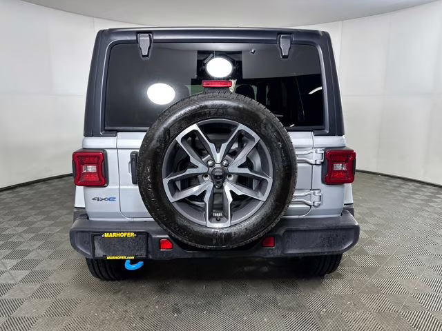 2024 Silver Zynith Clearcoat Jeep Wrangler Sport S 4xe 4X4 SUV
