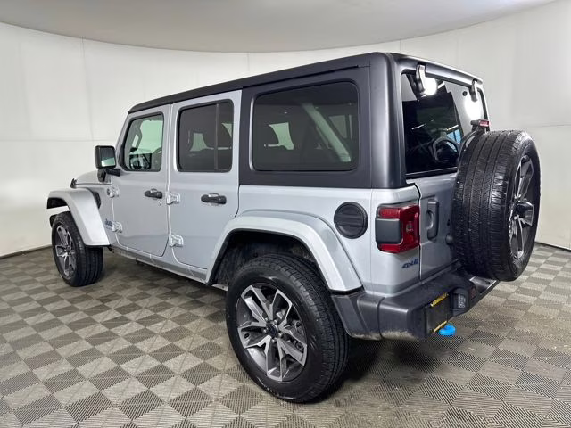 2024 Silver Zynith Clearcoat Jeep Wrangler Sport S 4xe 4X4 SUV
