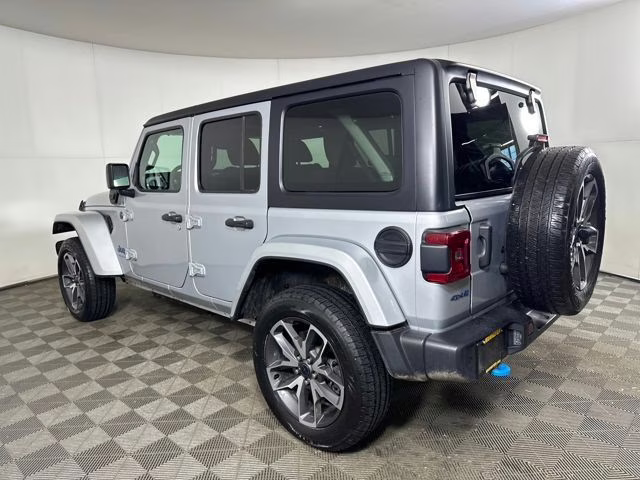 2024 Silver Zynith Clearcoat Jeep Wrangler Sport S 4xe 4X4 SUV