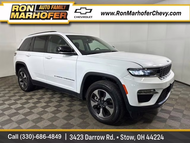 2023 Bright White Clearcoat Jeep Grand Cherokee 4xe 4X4 SUV