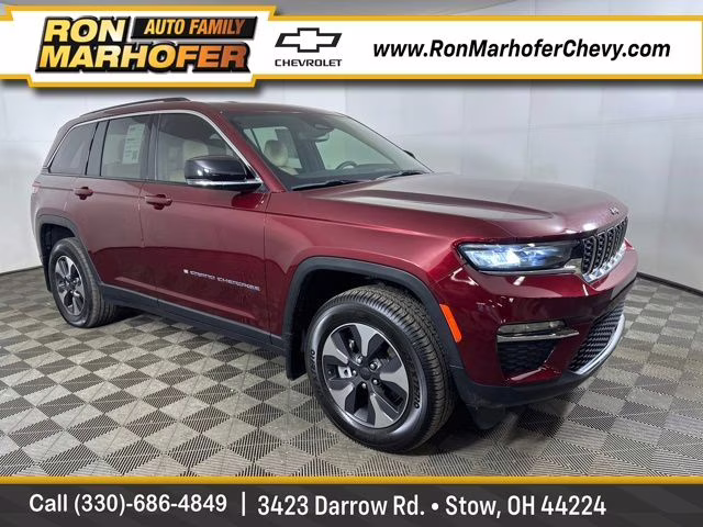 2022 Velvet Red Pearlcoat Jeep Grand Cherokee 4xe 4X4 SUV