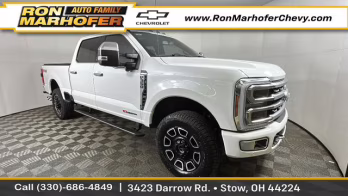 2024 White Metallic Ford F-350SD Platinum 4X4 Truck