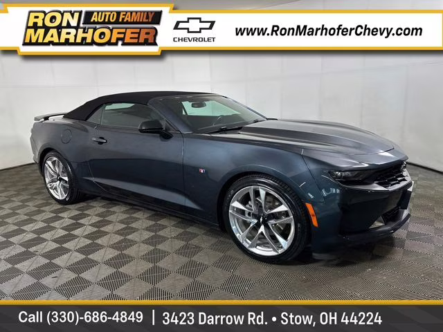 2021 Shadow Gray Metallic Chevrolet Camaro 1LT RWD Convertible