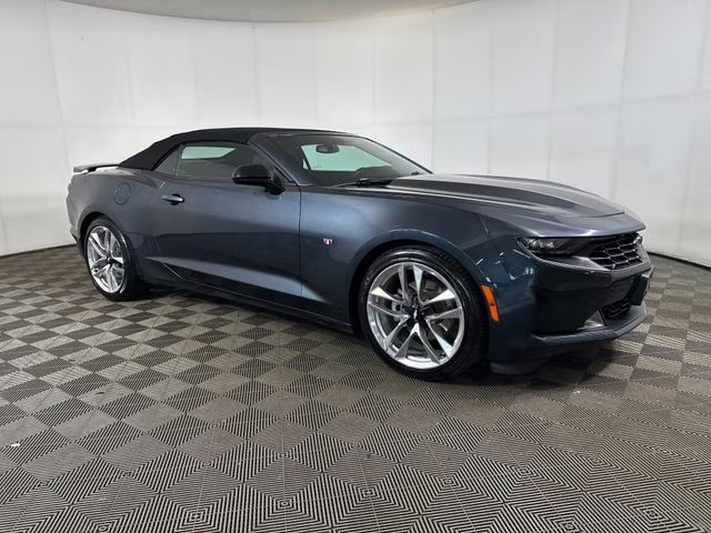 2021 Shadow Gray Metallic Chevrolet Camaro 1LT RWD Convertible