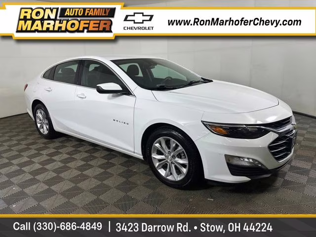 2023 White Chevrolet Malibu LT FWD Sedan