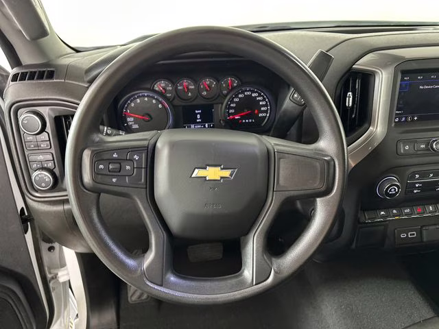 2022 Summit White Chevrolet Silverado 1500 Custom 4X4 Truck
