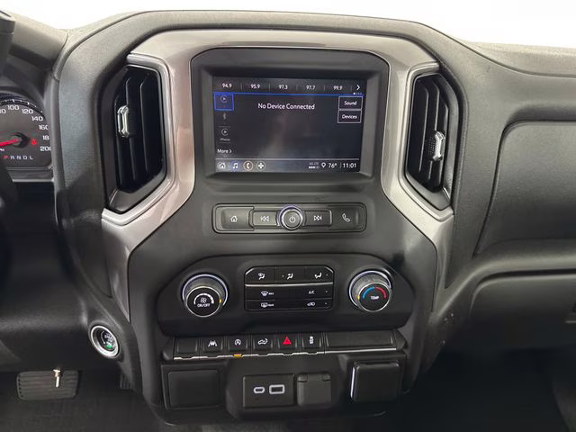 2022 Summit White Chevrolet Silverado 1500 Custom 4X4 Truck