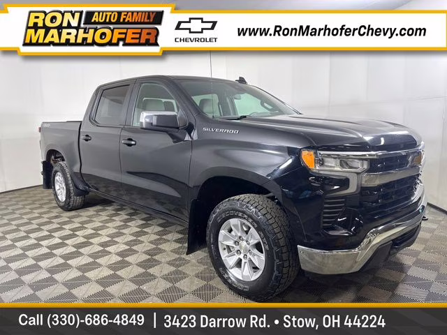 2023 Black Chevrolet Silverado 1500 LT 4X4 Truck