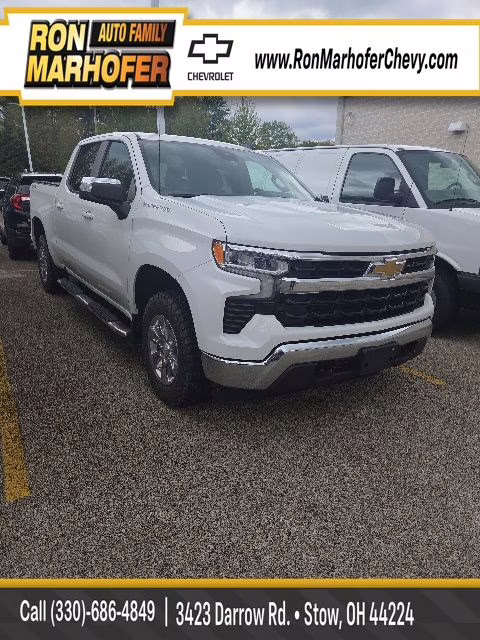 2022 Summit White Chevrolet Silverado 1500 LT 4X4 Truck
