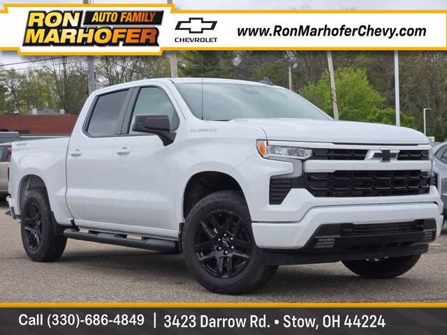 2026 Summit White Chevrolet Silverado 1500 RST 4X4 Truck