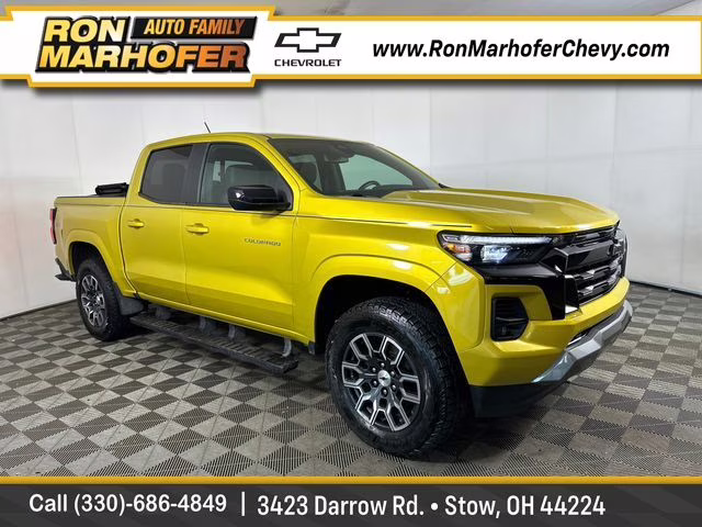 2023 Nitro Yellow Metallic Chevrolet Colorado Z71 4X4 Truck