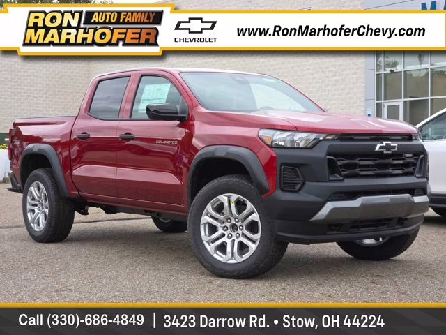 2026 Radiant Red Tintcoat Chevrolet Colorado Trail Boss 4X4 Truck