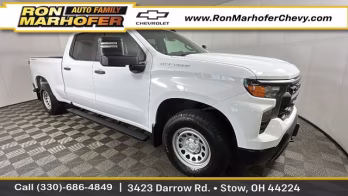 2024 Summit White Chevrolet Silverado 1500 WT 4X4 Truck