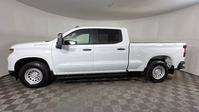 2024 Summit White Chevrolet Silverado 1500 WT 4X4 Truck
