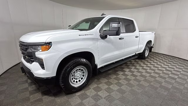 2024 Summit White Chevrolet Silverado 1500 WT 4X4 Truck