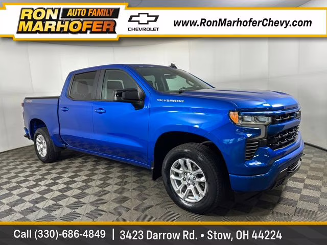 2023 Glacier Blue Metallic Chevrolet Silverado 1500 RST 4X4 Truck