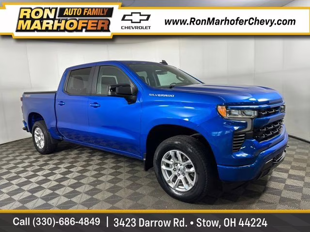 2023 Glacier Blue Metallic Chevrolet Silverado 1500 RST 4X4 Truck