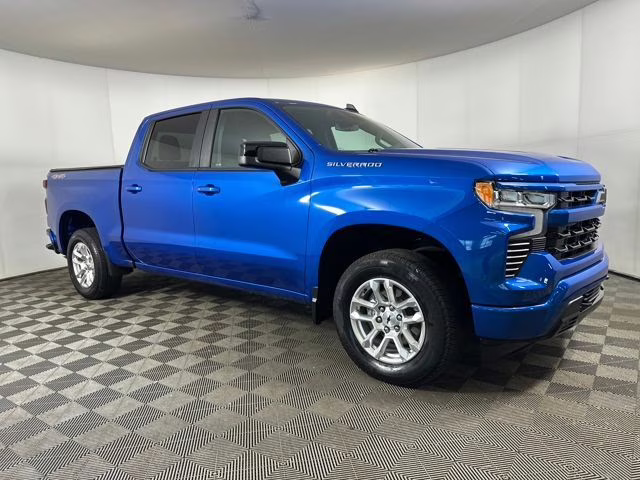 2023 Glacier Blue Metallic Chevrolet Silverado 1500 RST 4X4 Truck