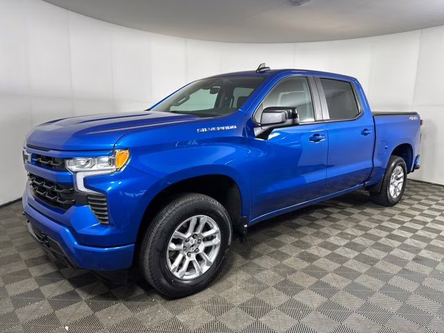 2023 Glacier Blue Metallic Chevrolet Silverado 1500 RST 4X4 Truck