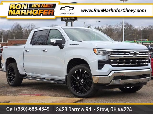 2026 Polar White Tricoat Chevrolet Silverado 1500 LTZ 4X4 Truck
